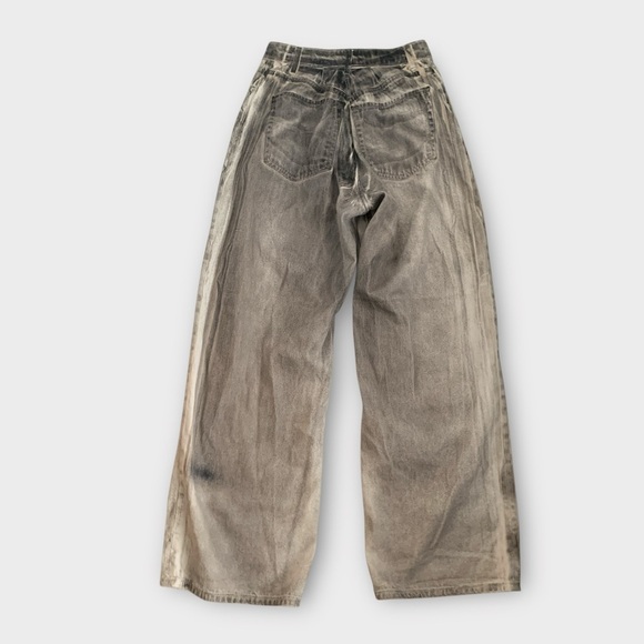 Zara Gray Relaxed Jeans High-Waisted Soft Denim - Picture 8 of 12